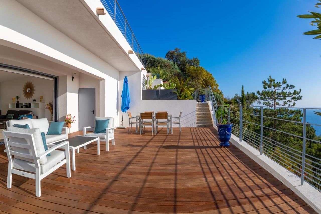Vistazur Luxueux Appartement Avec Terrasse Et Piscine Райоль-Канадель-сюр-Мер Экстерьер фото